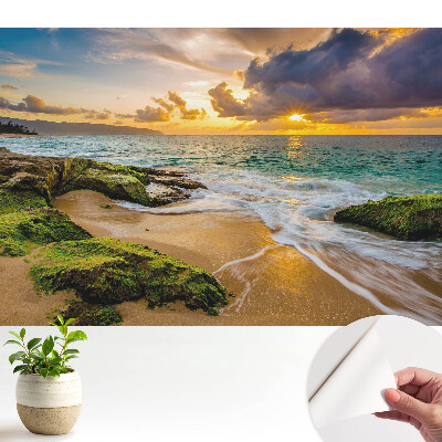 Tapeta do obývačky Západ slnka nad oceánom