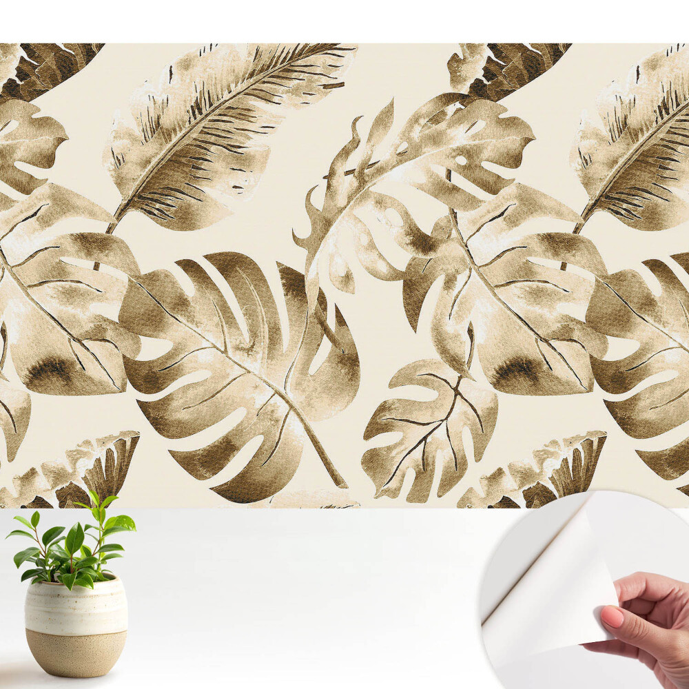 Tapeta Klasický vzor tropických listov