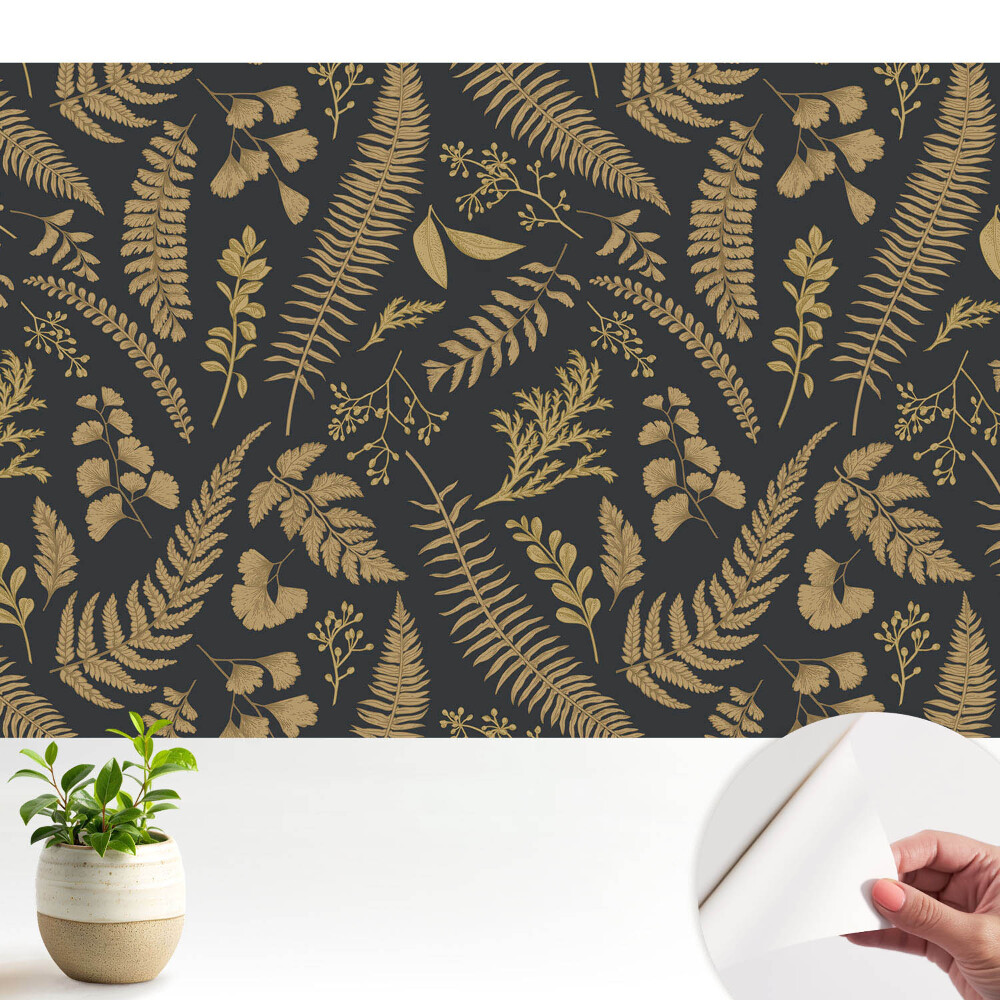 Tapeta Botanický listový vzor elegancia príroda