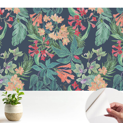 Luxusná tapeta Exotická flóra, elegantné farby