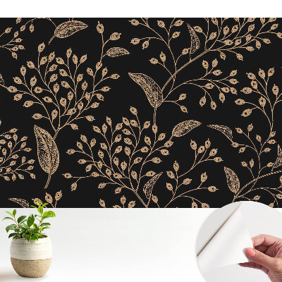 Tapeta na stenu samolepiaca s klasickým kvetinovým vzorom