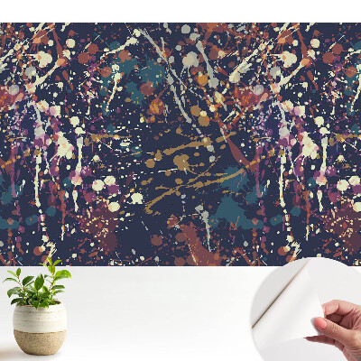 Luxusná tapeta Abstraktné škvrny farebných čiar