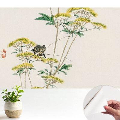 Tapeta Jemné kvety hmyz harmónia príroda