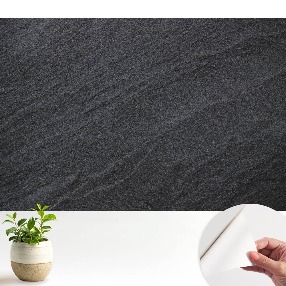 Tapeta do obývačky Tmavá kamenná textúra