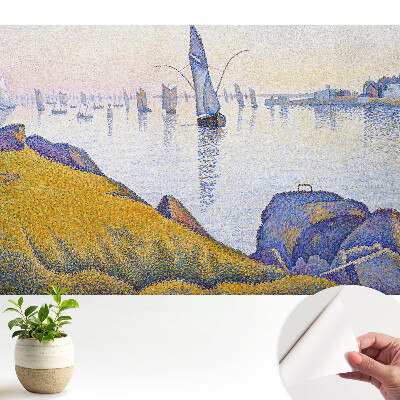 Luxusná tapeta Prímorská krajina s plachetnicami