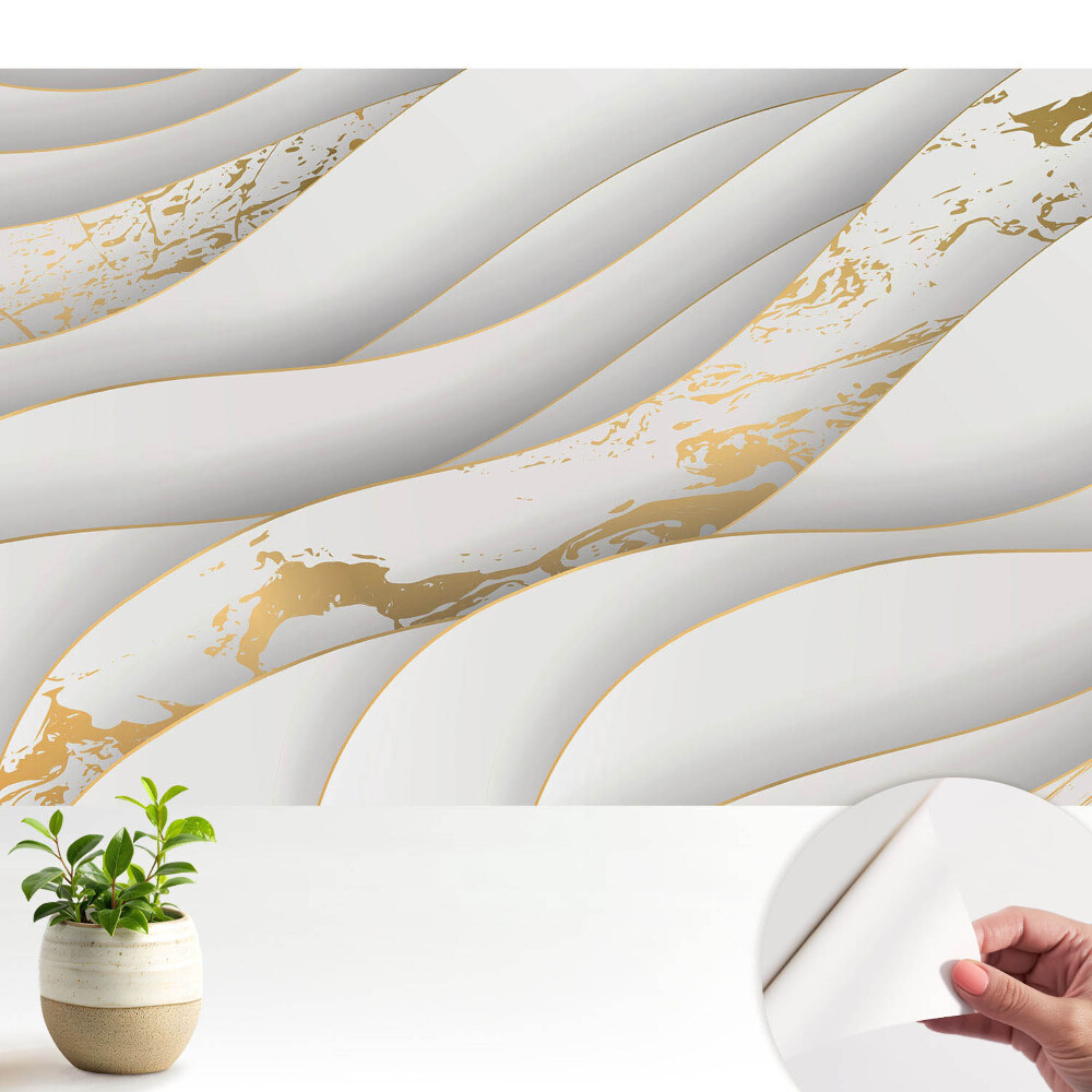 Luxusná tapeta Abstraktná elegancia vĺn