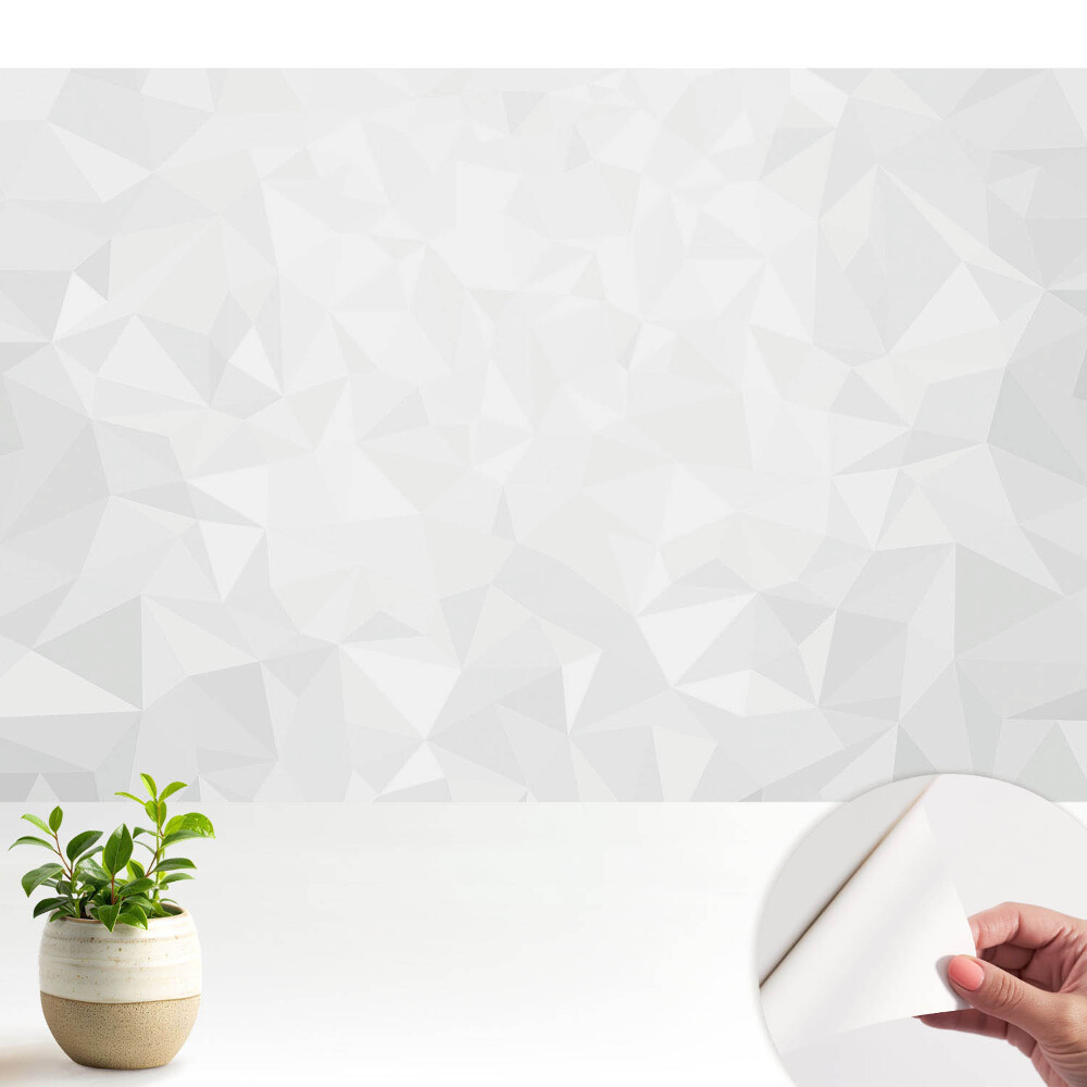 Tapeta na stenu samolepiaca s geometrickým motívom v modernom minimalistickom štýle