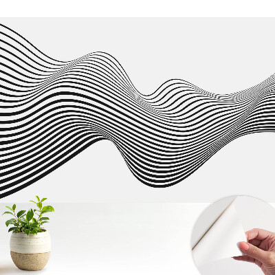 Luxusná tapeta Vlnité čiary minimalizmus energia
