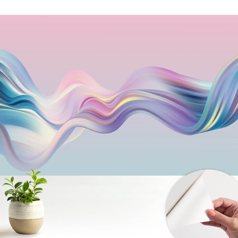 Luxusná tapeta Pastelová abstrakcia vĺn