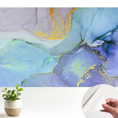 Tapeta s farebnými akvarelovými abstraktnými škvrnami