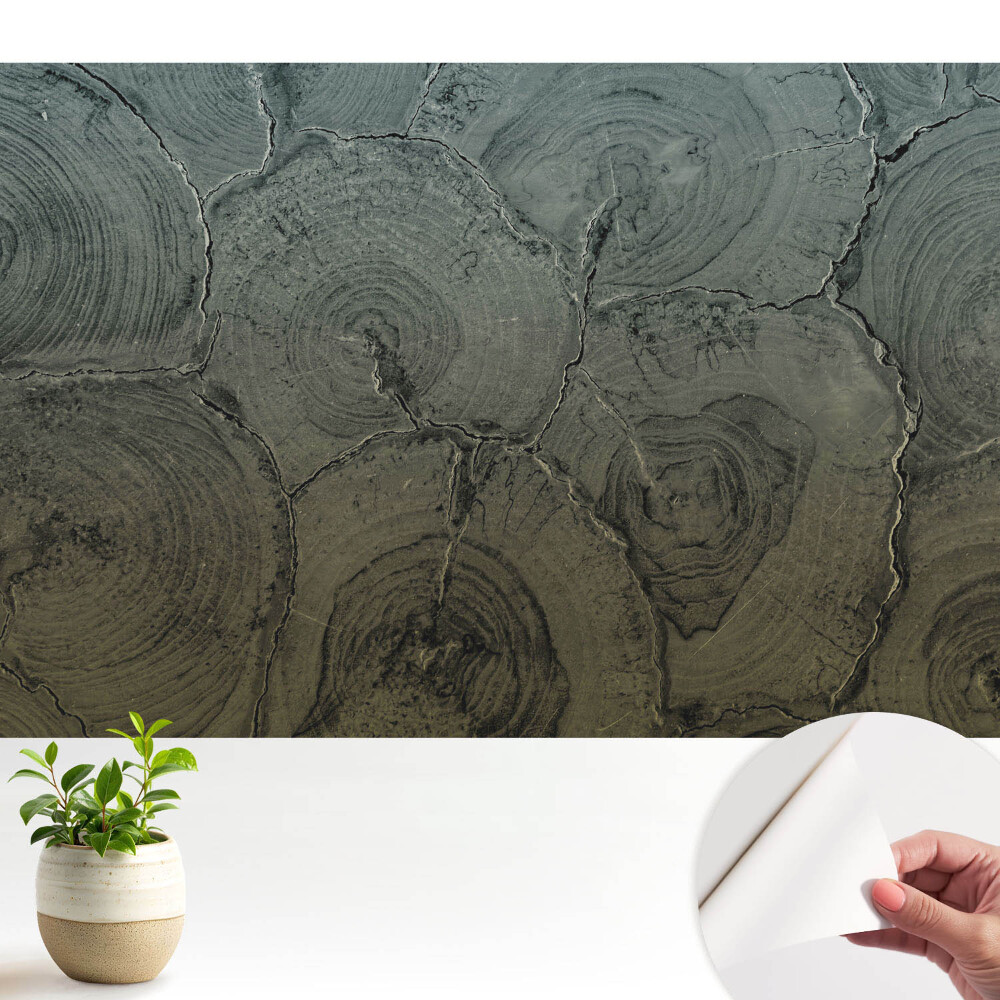 Luxusná tapeta Klasický vzor so sivým drevom