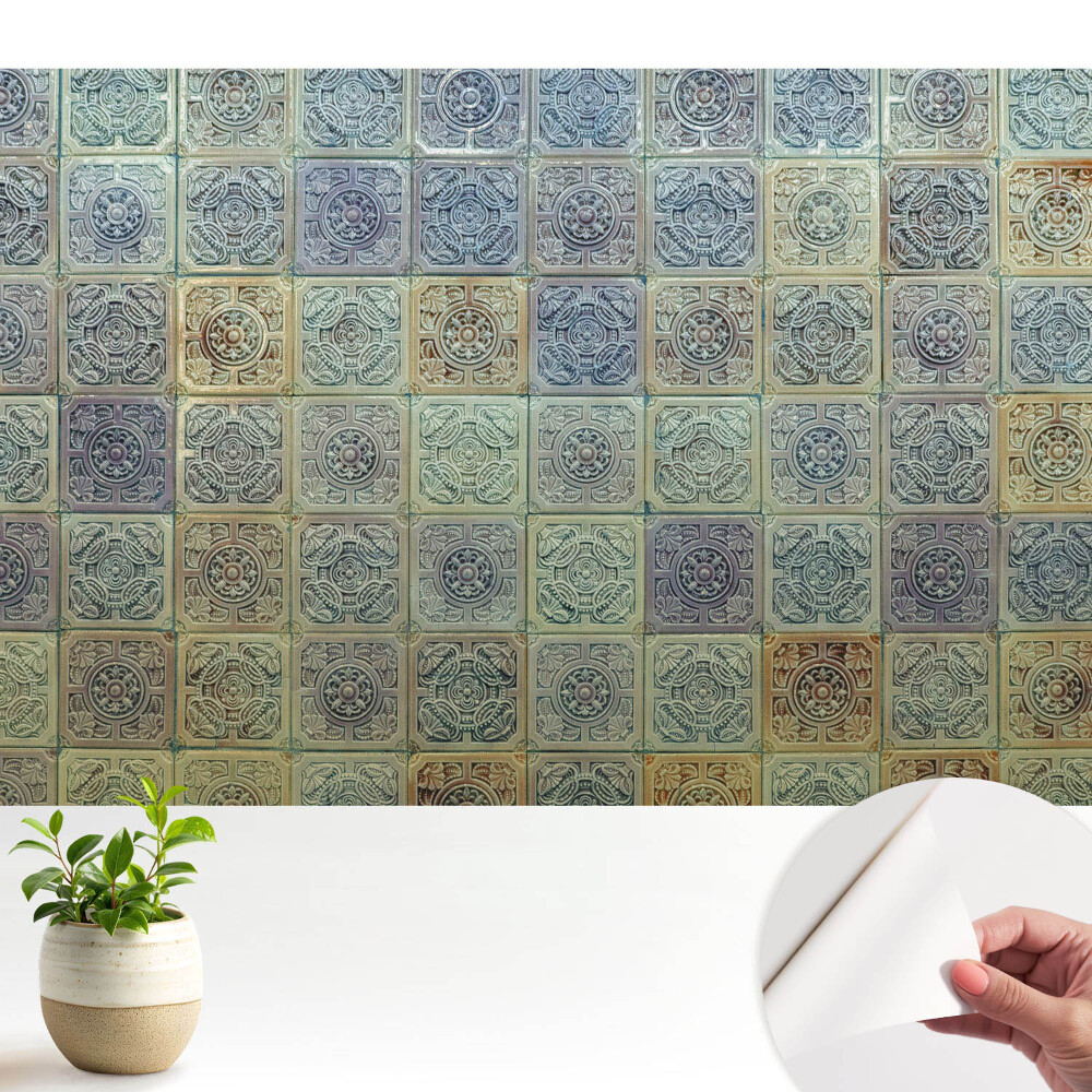 Tapeta do obývačky Elegantné dlaždice s geometrickým vzorom