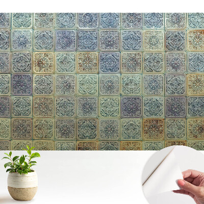 Tapeta do obývačky Elegantné dlaždice s geometrickým vzorom