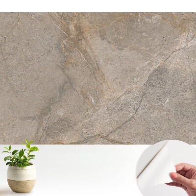 Luxusná tapeta s béžovo-sivým kameňovým vzorom