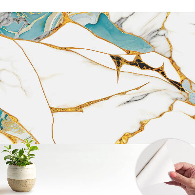 Tapeta na stenu samolepiaca s mramorovým abstraktným vzorom