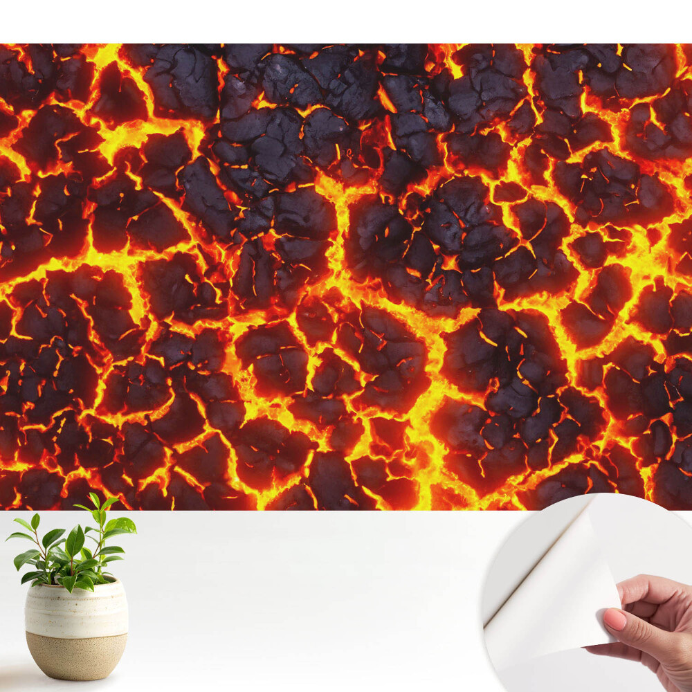 Tapeta s energickým abstraktným lávovým vzorom