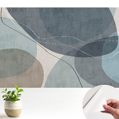 Tapeta Abstraktné tvary, pokojná atmosféra