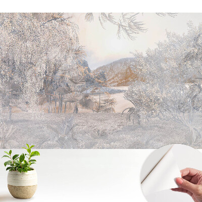 Luxusná tapeta s motívom exotickej prírodnej krajiny