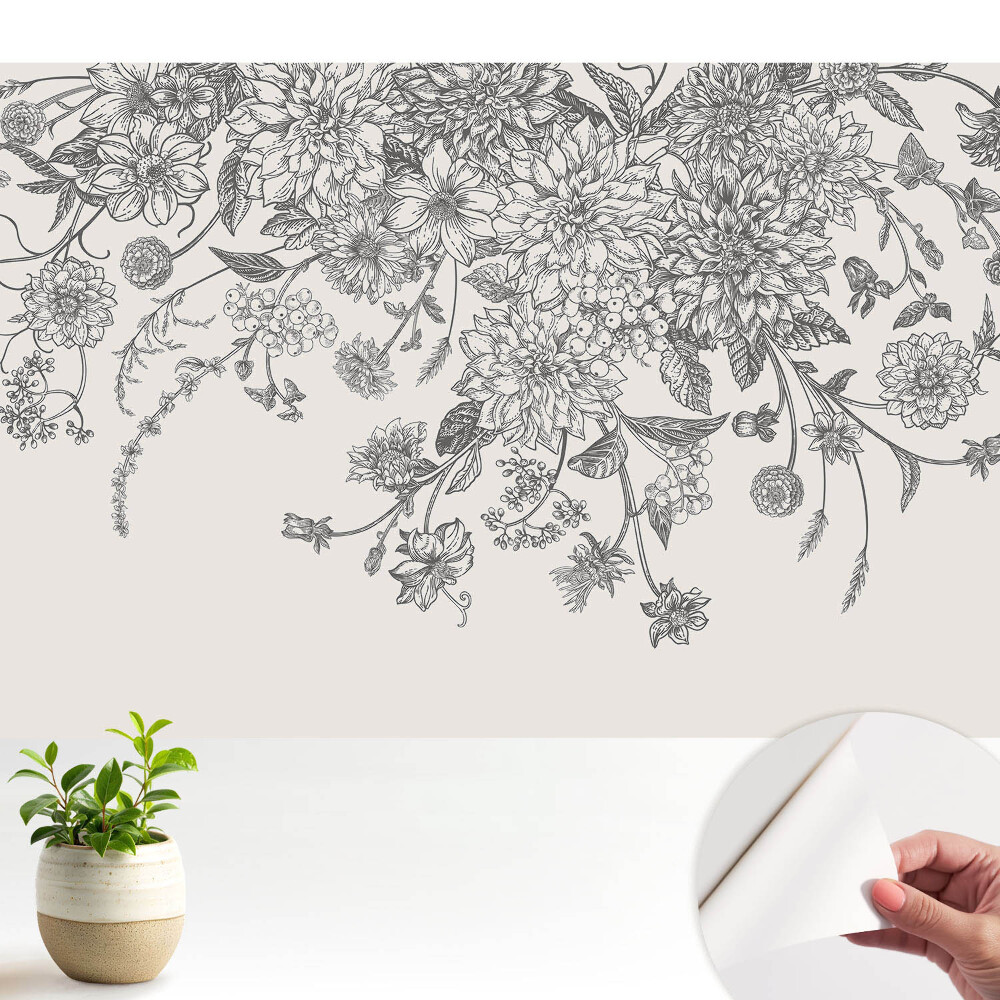 Tapety na stenu samolepiace Kvety elegancia harmónia prírody
