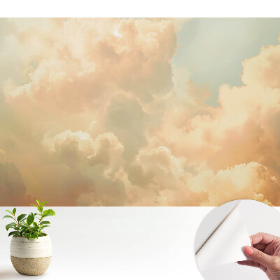 Tapeta do obývačky Pastelové oblaky sny o mieri