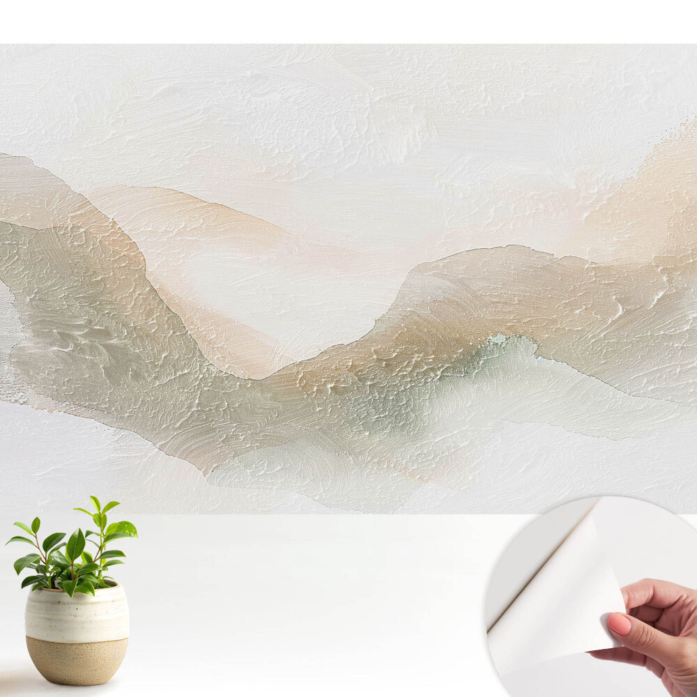 Tapeta do obývačky Jemná abstraktná kompozícia