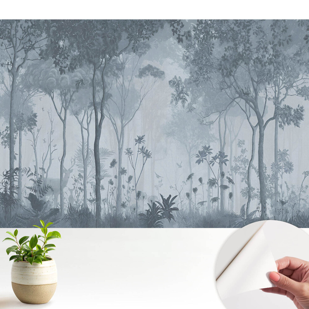Luxusná tapeta Jemná lesná hmla plná tajomstva