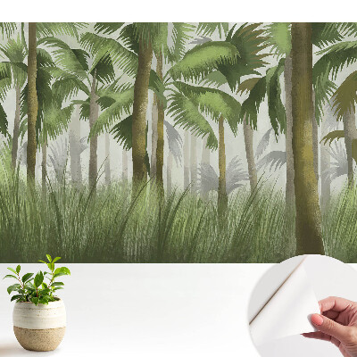 Tapeta s motívom exotickej tropickej vegetácie