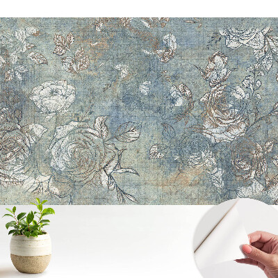 Luxusná tapeta s rustikálnym kvetinovým vzorom