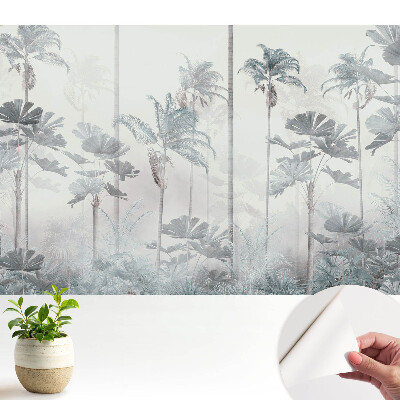 Tapeta Exotické palmy v jemnej hmle