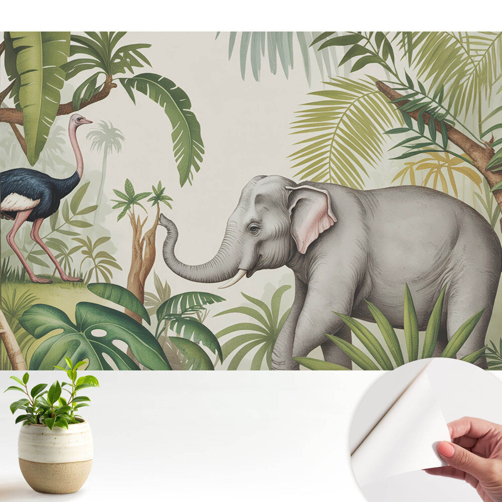 Tapeta do obývačky Exotika prírody v klasickom štýle