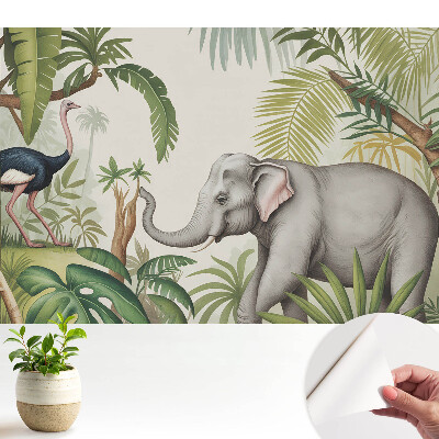 Tapeta do obývačky Exotika prírody v klasickom štýle