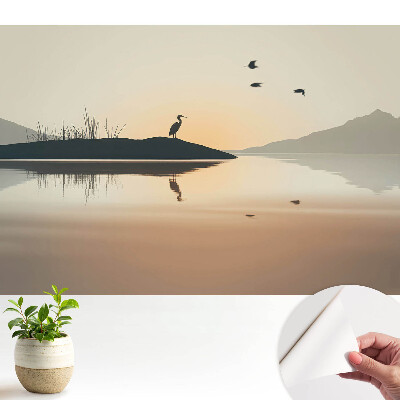 Tapeta do obývačky Tiché ráno pri jazere