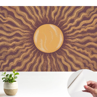 Luxusná tapeta Energická kompozícia slnka a vĺn