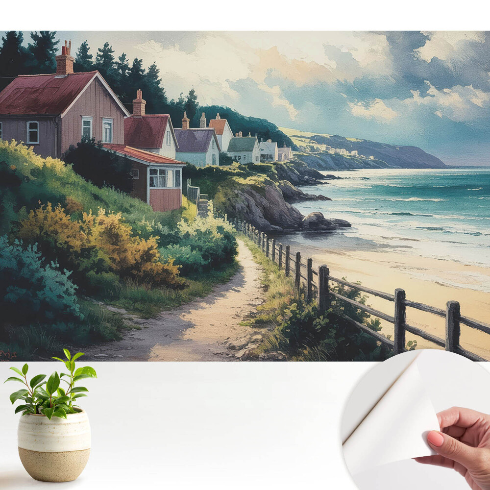 Tapety na stenu samolepiace Prímorská idylka, útulná a očarujúca