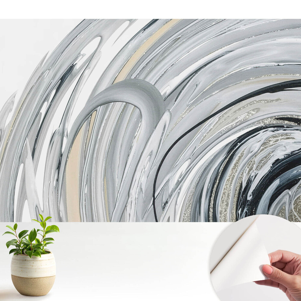 Tapety na stenu samolepiace Elegancia v odtieňoch sivej