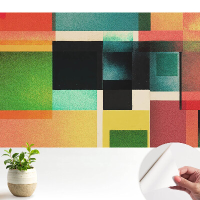 Tapeta do obývačky Farebné geometrické tvary