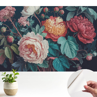 Tapeta do obývačky Klasická harmónia kvetov