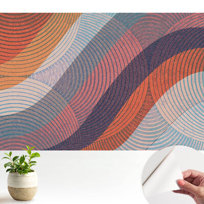 Tapeta Abstraktné farebné vlnovky