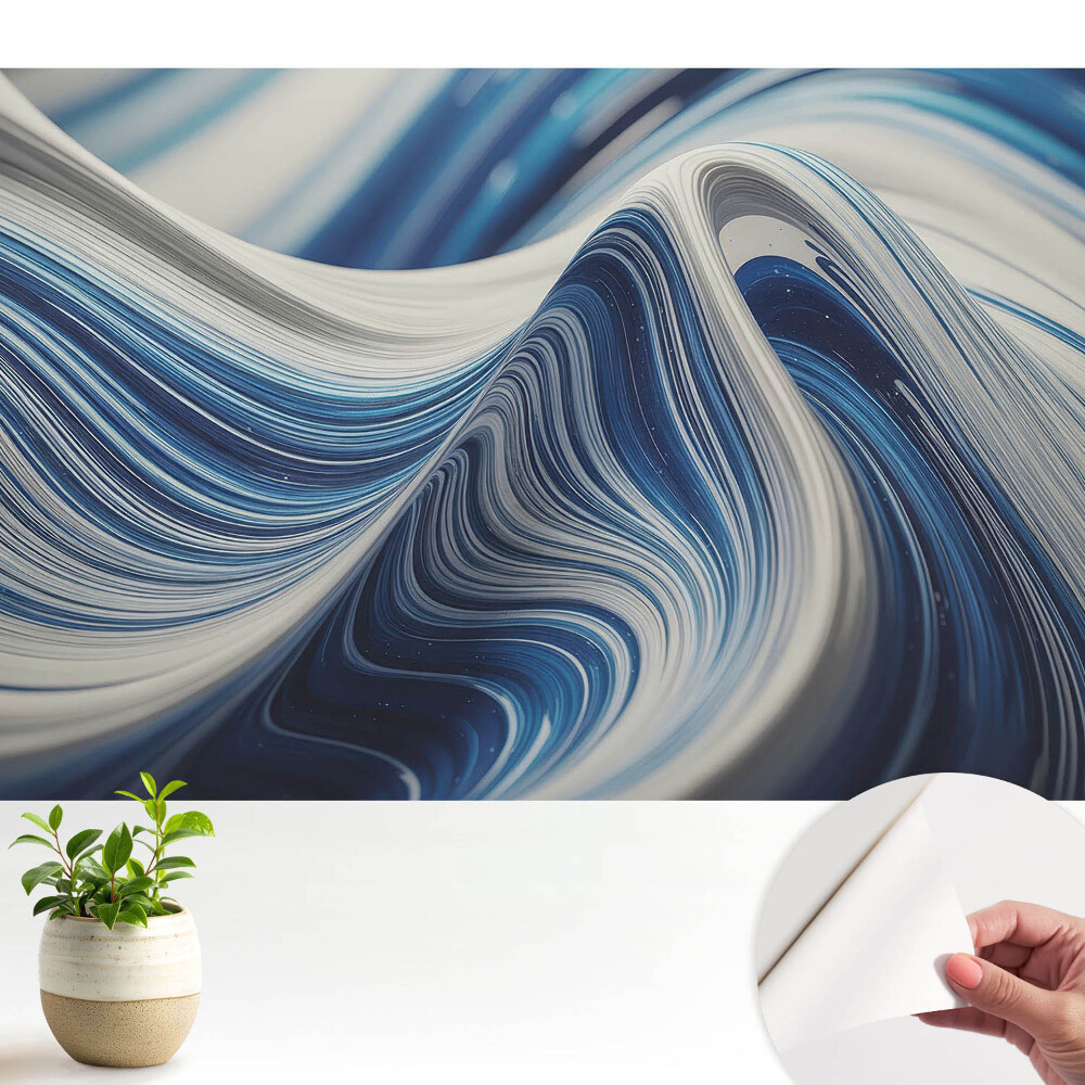 Tapeta Abstraktné modré vlny