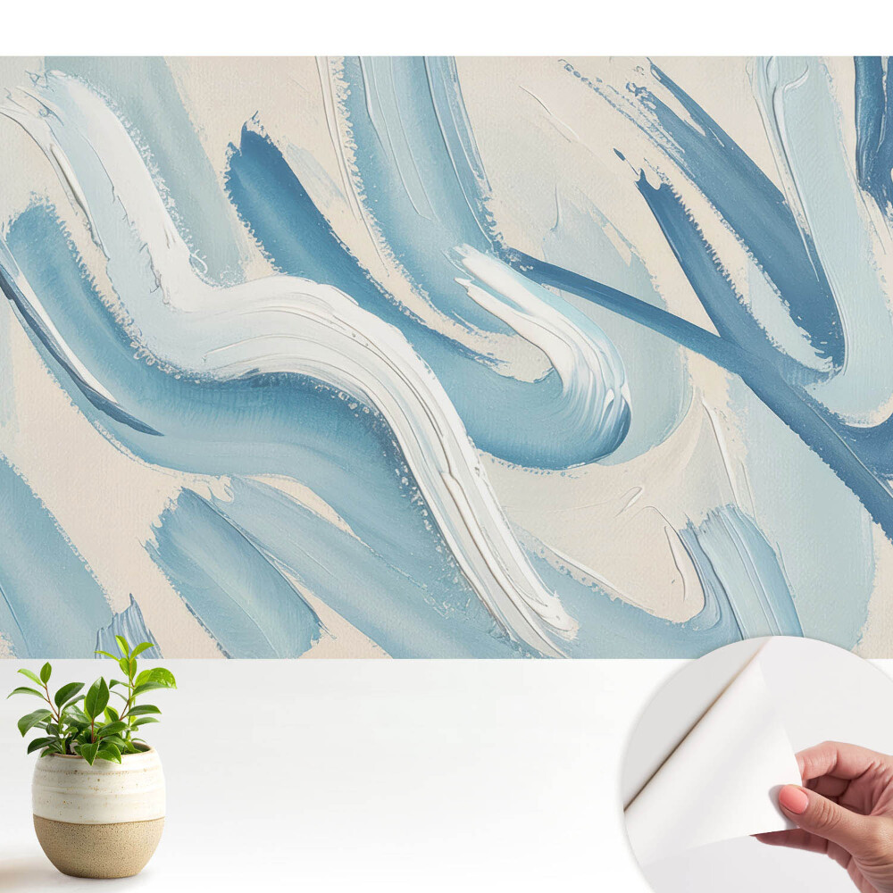 Tapeta Modré pruhy abstraktné pozadie