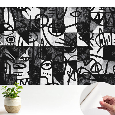 Luxusná tapeta s abstraktnými čiarami a tvarmi