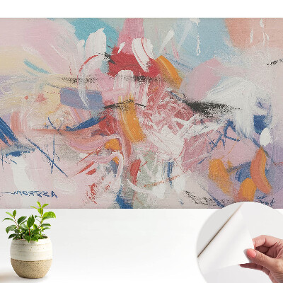 Luxusná tapeta s farebnými abstraktnými ťahmi