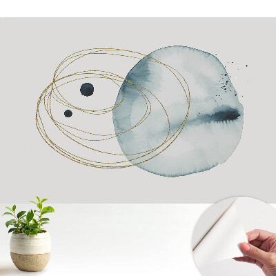 Tapeta na stenu samolepiaca s jemným abstraktným motívom v modernom štýle