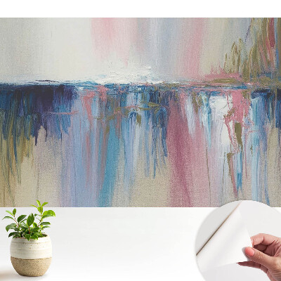 Tapeta do obývačky Abstraktná zmes farieb a tvarov