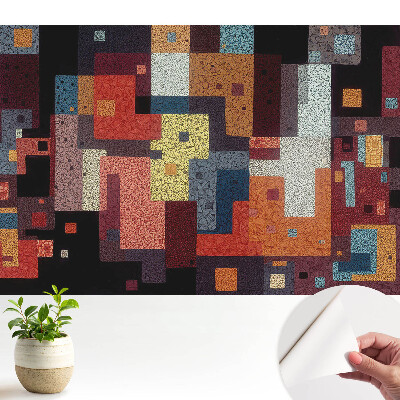 Luxusná tapeta Farebná geometrická abstrakcia