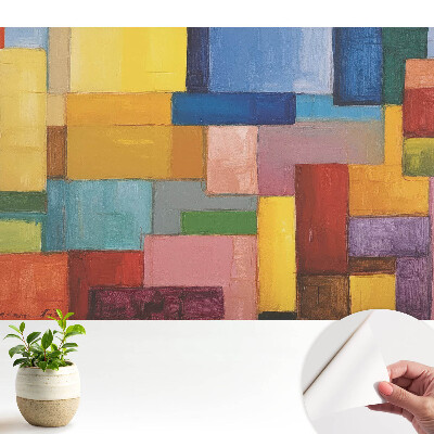 Tapety na stenu samolepiace Farebná geometria plná energie