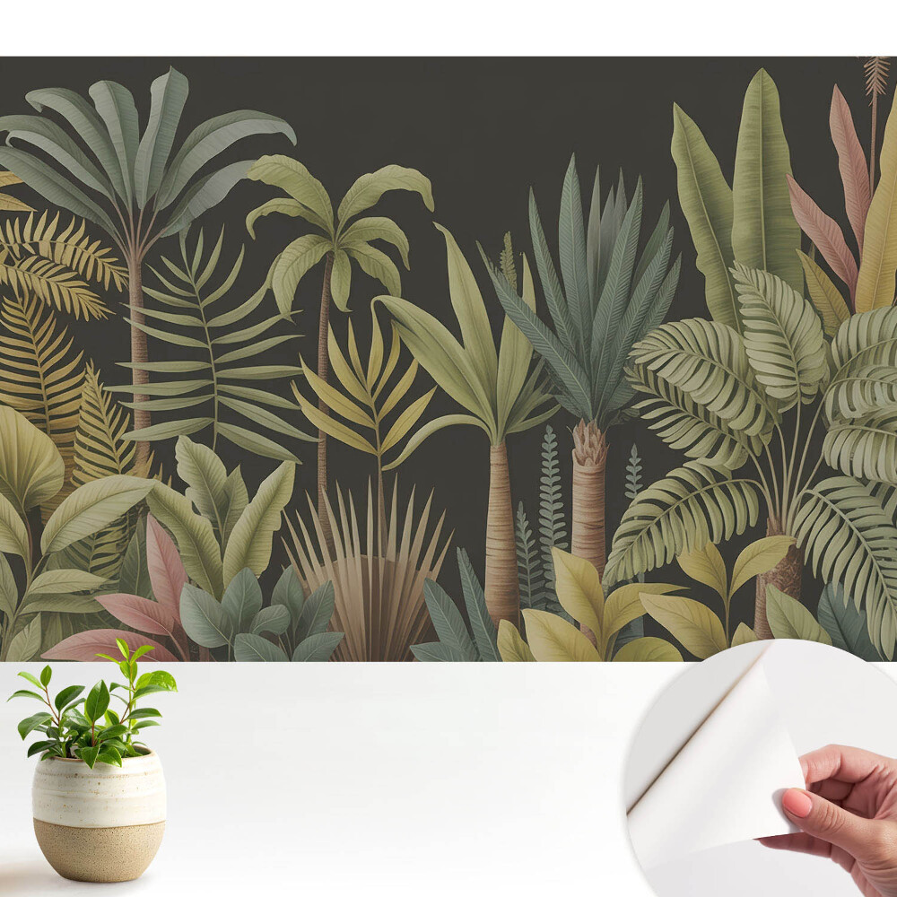Luxusná tapeta Exotické tropické palmové listy