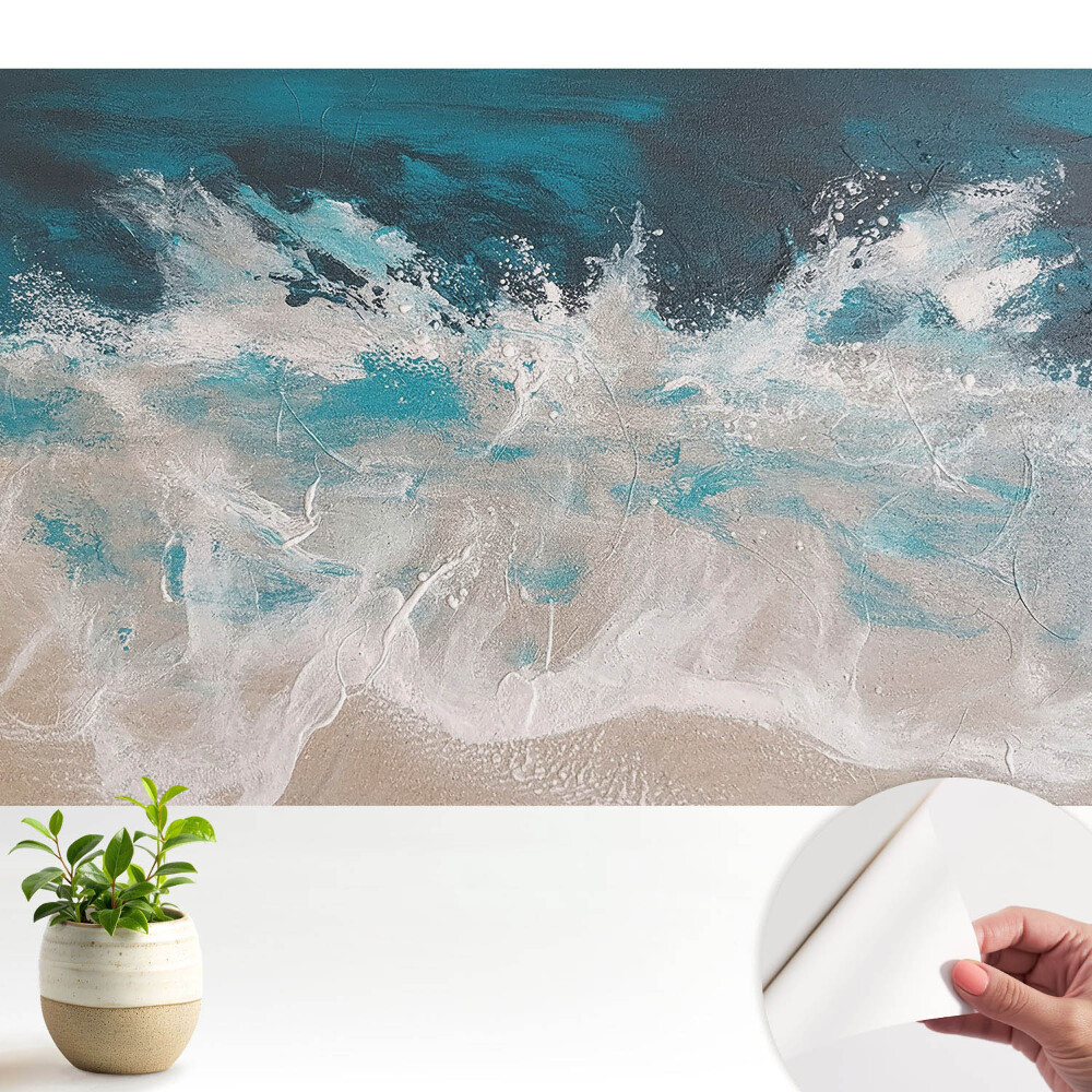 Luxusná tapeta Abstrakcia morských vĺn, energia, dynamika