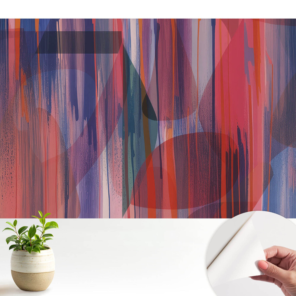 Tapety na stenu samolepiace Farebné abstraktné energetické pruhy