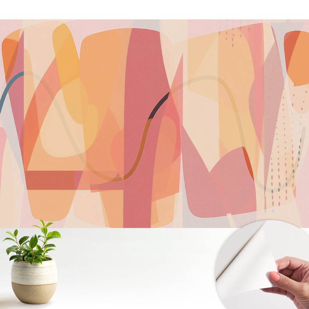 Tapeta do obývačky Abstrakcia farieb a tvarov